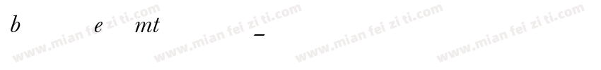 Bskvill Exp MT semibold字体转换